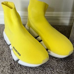 Yellow  Balenciagas sneakers